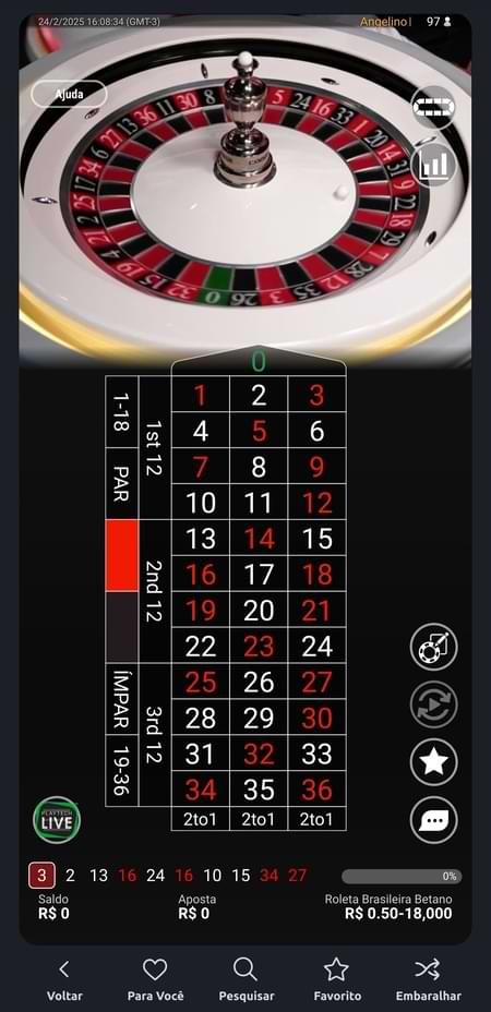 Roleta do estilo clássico 