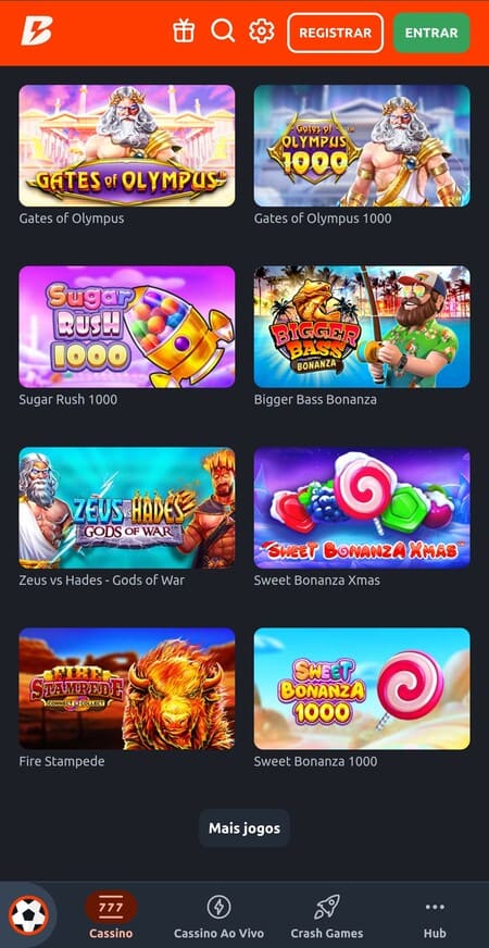 Gates of Olympus na Betano
