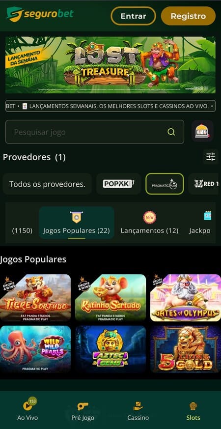 Gates of Olympus na SeguroBet
