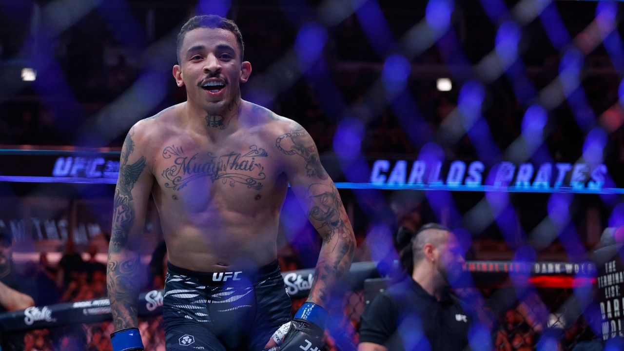 Carlos Prates no UFC 319. Foto: Icon sport