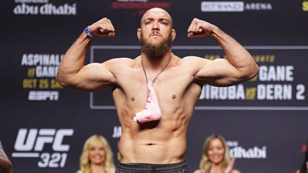 Valter Walker na pesagem do UFC. Foto: Divulgação/UFC