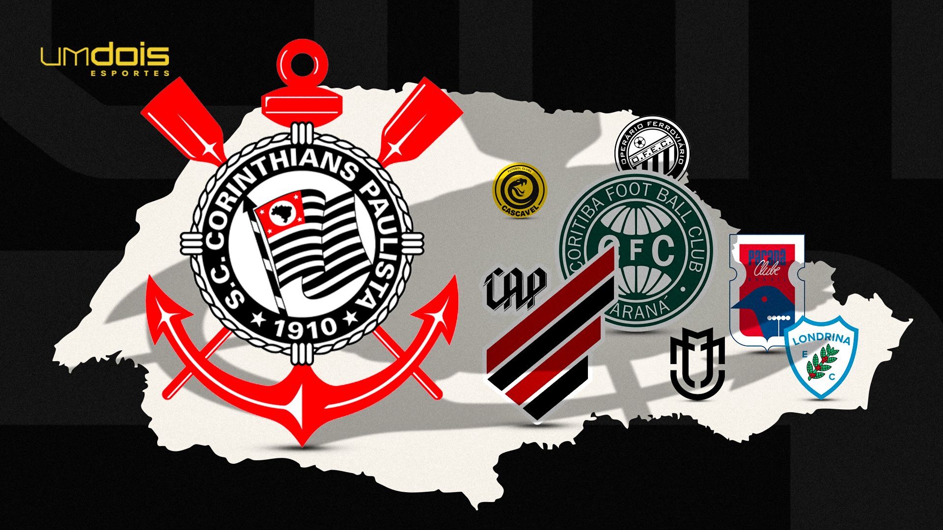 Torcida do Corinthians domina o Interior do Paraná; veja ranking nas maiores cidades