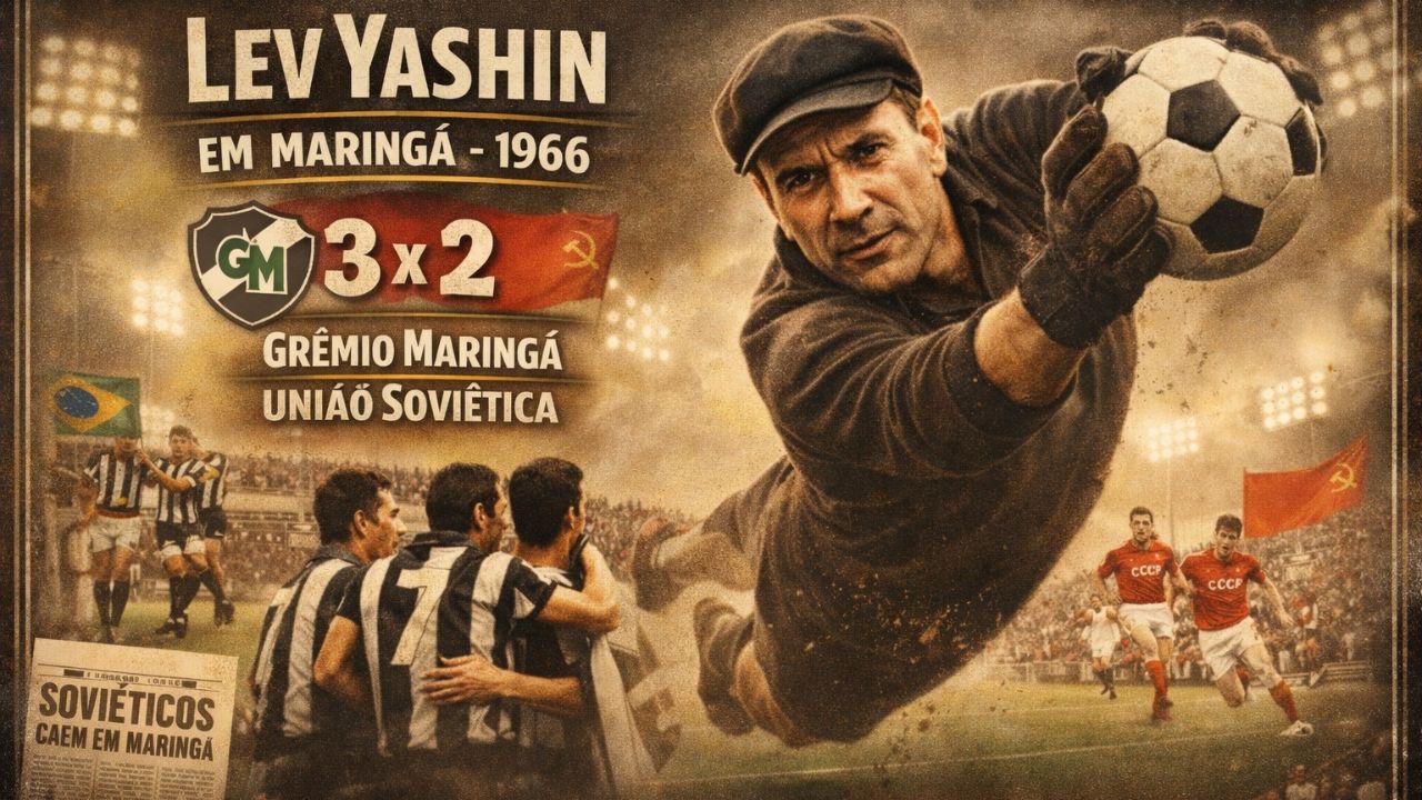 Façanha do Grêmio Maringá contra o Aranha Negra e a União Soviética completa 60 anos